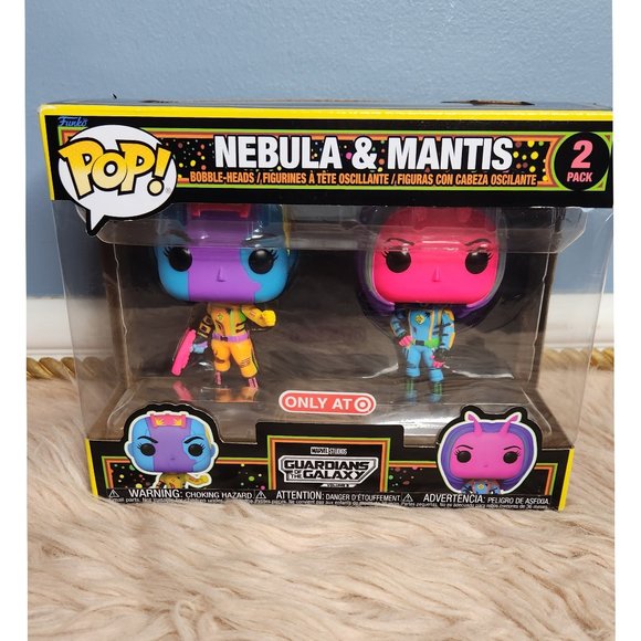 NWT Funko POP! Nebula & Mantis 2pk (Blacklight) Vol 3 - Picture 3 of 5